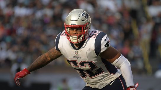 Elandon Roberts showing he's not just a run-stuffer anymore taken at BSJ Headquarters (Patriots)