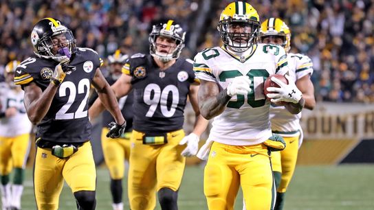 View from Pittsburgh: Steelers' defense taking a bath in all this splash taken in Pittsburgh (Patriots)