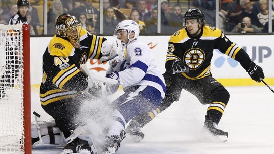 Final: Bruins 3, Lightning 2 -- Big win as Rask ends his slide taken at TD Garden (Bruins)