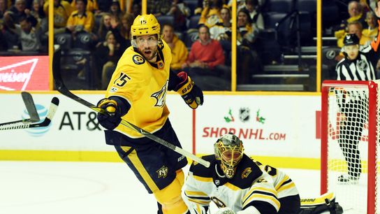 Final: Predators 5, Bruins 3 taken at Bridgestone Arena (Bruins)