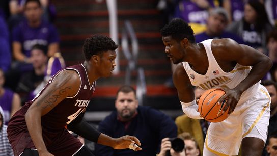 Danny Ainge gets a close look at potential top-5 pick DeAndre Ayton in Phoenix taken at BSJ Headquarters (Celtics)