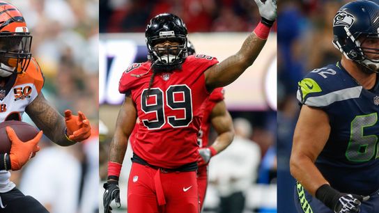 NFL Free Agency Live Coverage 03.16.18: Patriots sign DE Clayborn, RB Jeremy Hill, OT Matt Tobin taken at BSJ Headquarters (Patriots)