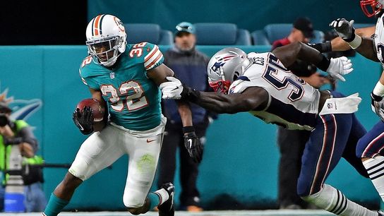 Miami's dual threat Kenyan Drake powers Dolphins' offense past Patriots taken at BSJ Headquarters (Patriots)