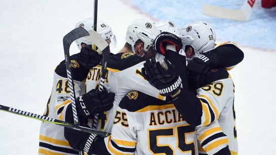 Could the Bruins have the second coming of the Merlot line? taken at Warrior Ice Arena (Bruins)