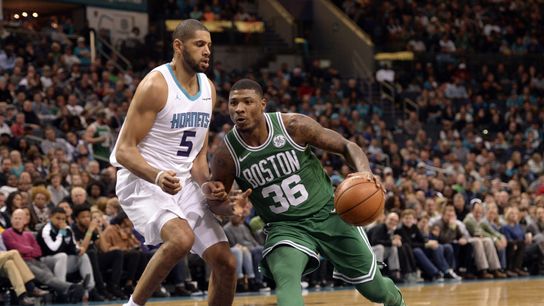 Robb: Despite ugly numbers, Marcus Smart keeps making winning plays for Celtics taken at BSJ Headquarters (Celtics)