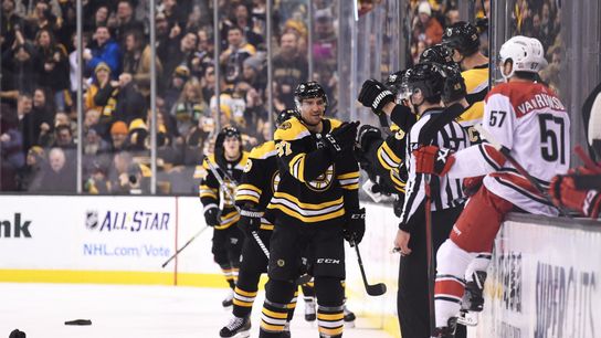 Final: Bruins 7, Hurricanes 1 -- Another career night for Patrice Bergeron taken at TD Garden (Bruins)
