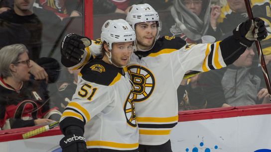 Bruce Cassidy pushes right buttons to keep B's hot (14-0-4) into break taken at Canadian Tire Centre (Bruins)