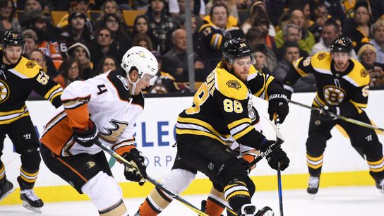 Final: Ducks 3, Bruins 1 -- Boston's point streak ends at 18 games taken at TD Garden (Bruins)