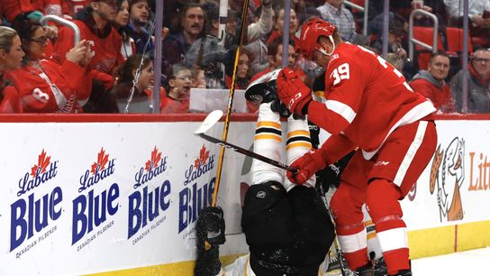 Final: Bruins 3, Red Wings 2 -- Danton Heinen sparks Boston's victory taken at Little Caesars Arena (Bruins)