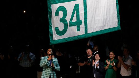 Robb: Paul Pierce resurrected a franchise, and helped secure its future as well taken at TD Garden (Celtics)