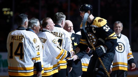 Send Rick Middleton's No. 16 to the rafters at TD Garden taken at TD Garden (Bruins)