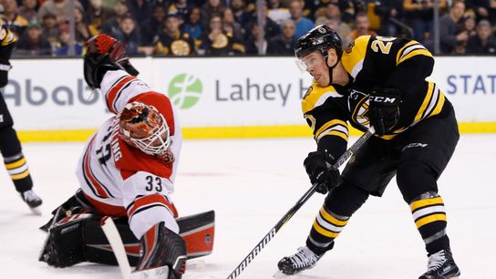 Final: Bruins 4, Hurricanes 3 (OT) -- McAvoy provides heroics taken at TD Garden (Bruins)
