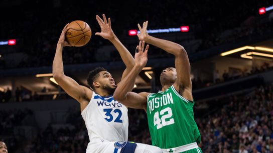 Final: Celtics 117, Wolves 109 -- C's clinch a playoff spot taken at BSJ Headquarters (Celtics)