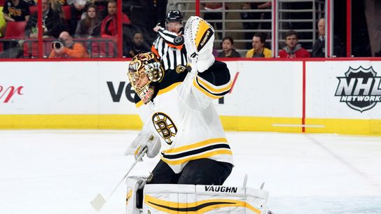 Final: Bruins 6, Hurricanes 4 -- Third period hat trick for David Pastrnak taken at BSJ Headquarters (Bruins)