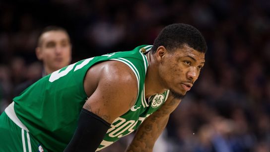Marcus Smart will undergo thumb surgery, could return for playoffs taken at BSJ Headquarters (Celtics)