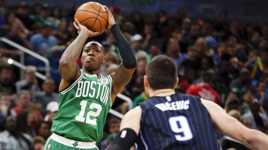 Terry Rozier has emerged as a steady scoring option for Celtics taken at BSJ Headquarters (Celtics)