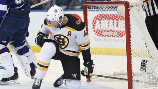 Final: Bruins 3, Lightning 0 -- Backes added to walking wounded, doesn't matter taken at Amalie Arena (Bruins)