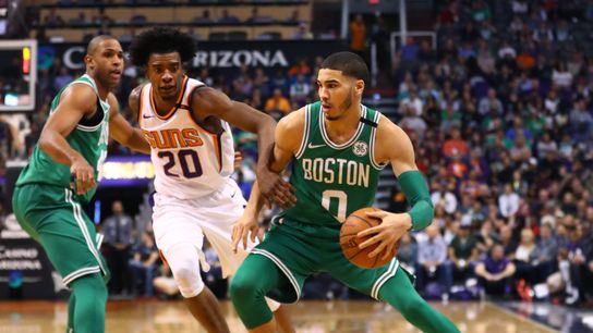 BSJ Game Report: Celtics 102, Suns 94 -- Four straight without Kyrie taken at BSJ Headquarters (Celtics)