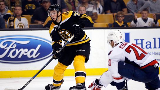 Legendary coach impressed with Bruins' Zach Senyshyn taken at HarborCenter (Bruins)