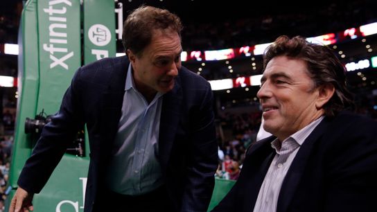 Exclusive: Co-owner Steve Pagliuca dishes on Kyrie Irving, challenge of moving on from Isaiah Thomas taken at The Red Auerbach Center (Celtics)