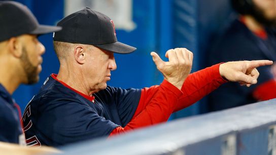 Red Sox hope exhaustive advanced scouting tips scales in postseason taken at BSJ Headquarters (2017 AL Division Series)