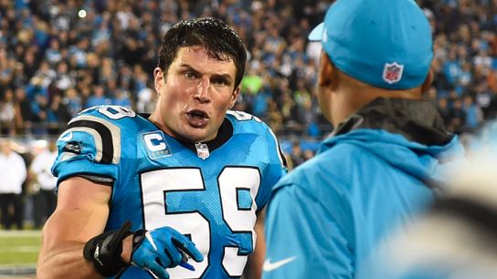 Luke Kuechly admits he 'might have gotten away' with call late in '13 win over Patriots taken at BSJ Headquarters (Patriots)