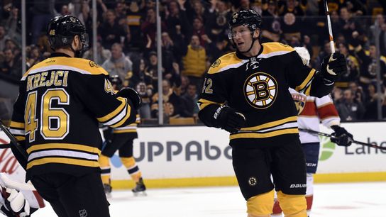 Updated analysis: With David Backes, David Krejci and Ryan Spooner sidelined, what now? taken at Warrior Ice Arena (Bruins)