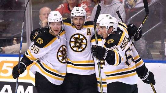 McDonald: Bergeron, Pastrnak & Marchand found chemistry in a simple practice drill taken at TD Garden (Bruins)