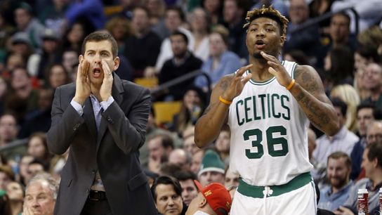 Brad Stevens, Marcus Smart open up on importance of mental health awareness taken at Healthpoint (Celtics)
