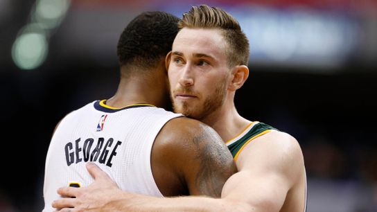 Paul George has already spoken to Gordon Hayward about leg injury taken at TD Garden (Celtics)