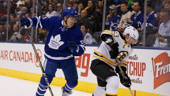 Brad Marchand and Noel Acciari return to the lineup for the Bruins taken at Air Canada Centre (Bruins)