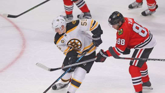 Lineup: Bruins host Blackhawks Monday night at TD Garden taken at Warrior Ice Arena (Bruins)