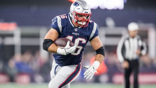 Seeking red-zone boost, Patriots find it in unlikely form of fullback James Develin taken at Gillette Stadium (Patriots)