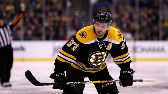 Patrice Bergeron progressing from groin surgery, but will miss preseason trip to China taken at BSJ Headquarters (Bruins)
