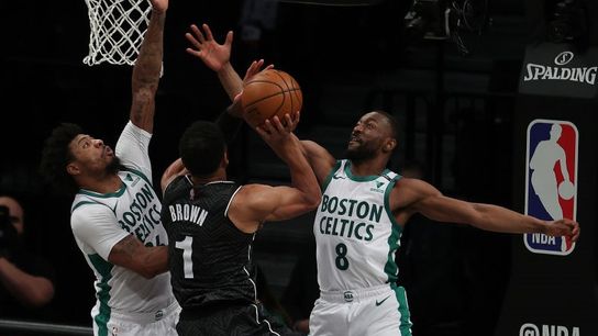 Karalis: Celtics slow defense hurt them too much to overcome Brooklyn Nets superstars taken at BSJ Headquarters (Celtics)