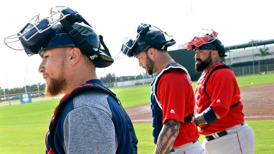 Red Sox Notebook: Injury to KC's Salvador Perez could provide landing spot for a Red Sox catcher taken at Hammond Stadium (Spring Training '19)