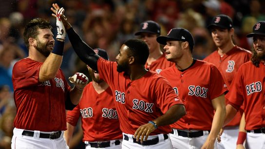 Moreland belts game-winner, but Hembree, Vazquez helped, too taken at Fenway Park (Red Sox)