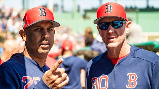 MLB Notebook: Hoping for a chance to manage, Ron Roenicke is philosophical on his own lack of job security and possible return of Alex Cora taken at BSJ Headquarters (Red Sox)