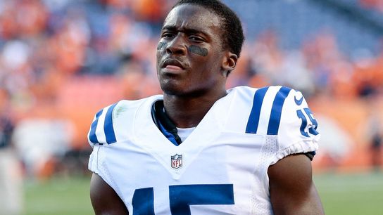 James White on his ex-HS teammate Phillip Dorsett: 'Good dude who works extremely hard' taken at Gillette Stadium (Patriots)