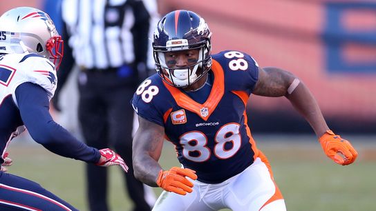Demaryius Thomas' contract with Patriots stacked with incentives taken at BSJ Headquarters (Patriots)