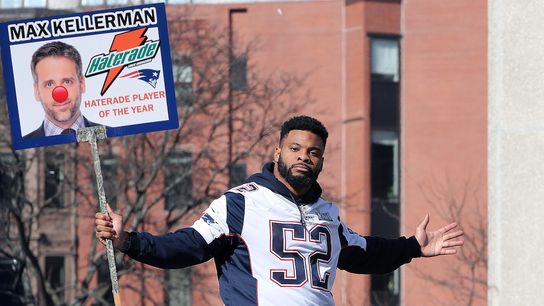 First and 10: Patriots enjoying some payback taken at BSJ Headquarters (Patriots)