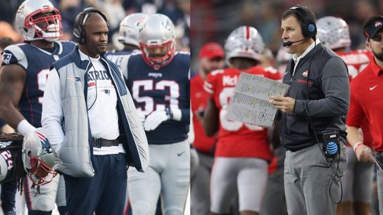 Bedard: Belichick risks a Gilmore/Butler-like issue if he picks Schiano over Flores for DC taken at BSJ Headquarters (Patriots)