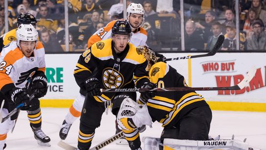 Bruins rookie defenseman Matt Grzelcyk doing the hometown proud taken at TD Garden (Bruins)