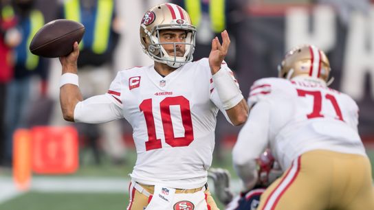 Jimmy Garoppolo makes himself at home in Niners' win over former team taken at BSJ Headquarters (Patriots)