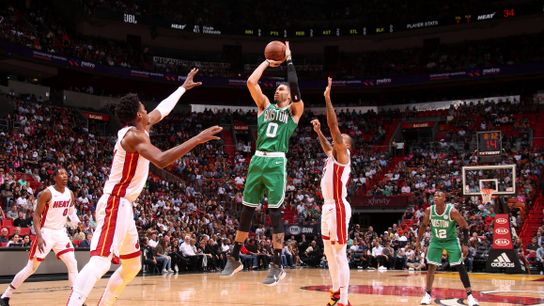 Video: Watch Jayson Tatum face Grant Williams, Brad Wanamaker in 3-point competition taken at Auerbach Center (Celtics)