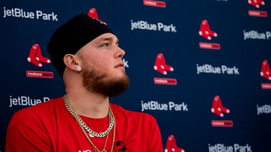 Red Sox Spring Report: Rehabbing from stress fracture, Alex Verdugo could return in three weeks taken at BSJ Headquarters (Red Sox)