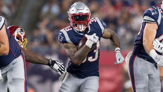 Patriots Notebook: After Jeremy Hill (knee), what are New England's options? taken at BSJ Headquarters (Patriots)