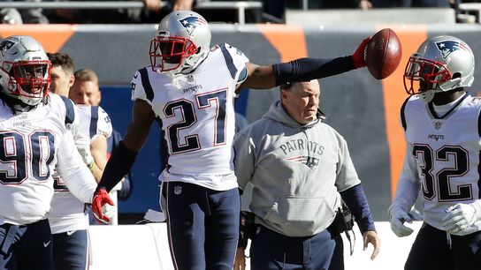 The growing (literally) legend of Patriots rookie cornerback J.C. Jackson taken at Gillette Stadium (2018 AFC Playoffs)