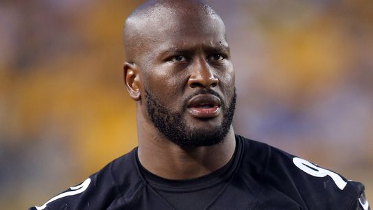 James Harrison 'hopeful' he'll get playing time Sunday vs. Jets taken at Gillette Stadium (Patriots)