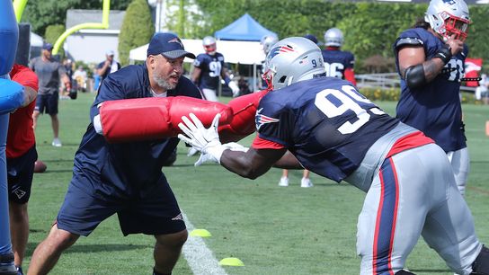 In a rush to generate more heat on QBs, Joe Kim has been a welcome addition for Patriots taken at Gillette Stadium (Patriots)